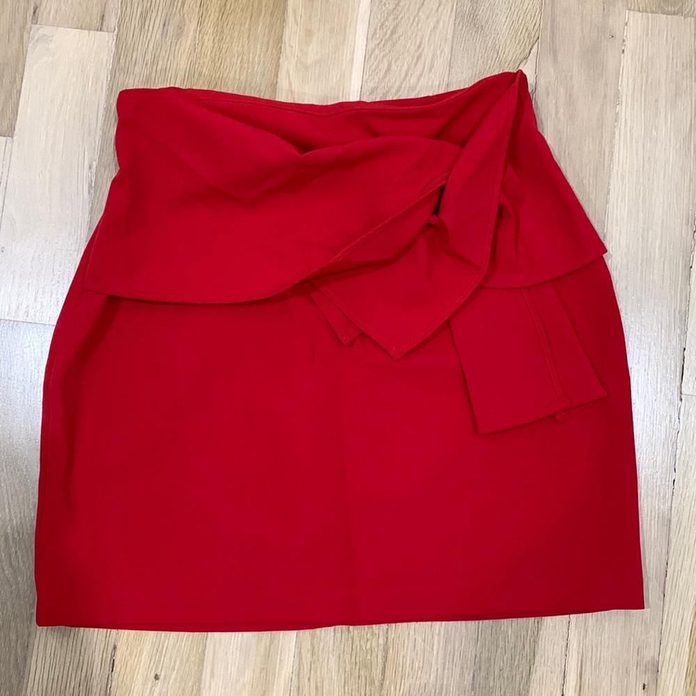 COPY - Zara red mini skirt, size small